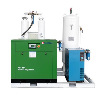 Keskmise vahemiku vedela lämmastiku tootmissüsteem